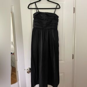 Abercrombie Poplin strapless dress